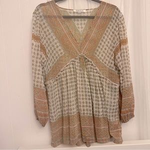 Sheer babydoll tunic